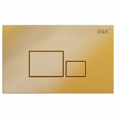 Клавиша смыва DK матовое золото Quadro DB1519003