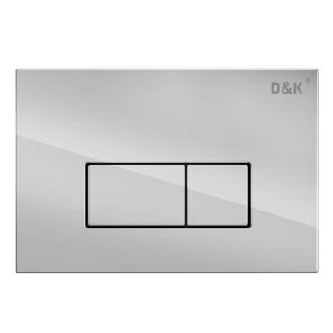 Клавиша смыва D&K Rhein DB1499001 (арт.инсталл DI8050127), хром